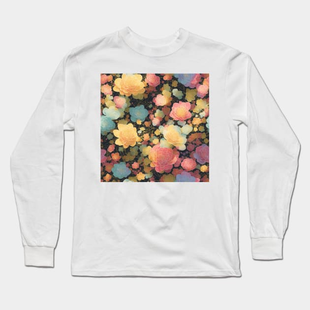 Tropical Botanical Paradise Long Sleeve T-Shirt by GracePaigePlaza